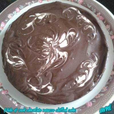 Hide Seek Chocolate Mousse Chilled Cake Recipe By Avni Arora Cookpad