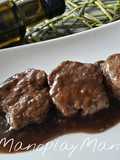 Pork Tenderloin in Truffle and Black Garlic Sauce in GME, F and G, and Traditional