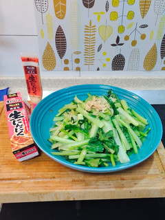 簡易蒜香炒青菜 的食譜成品照片