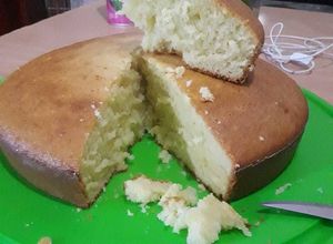 Una foto de Bizcochuelo con leche en polvo