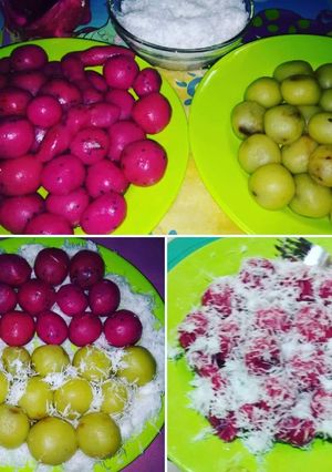 Foto resep Klepon ubi Merah Putih