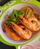 กุ้งอบวุ้นเส้น (เมนูอาหารเด็ก)