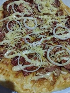 Foto resep Pizza meat lover panggang (pakai oven tangkring + tips)