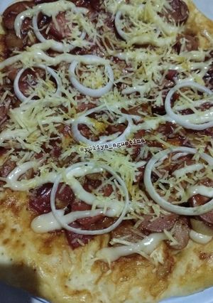 Foto resep Pizza meat lover panggang (pakai oven tangkring + tips)