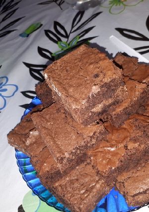 Una foto de Brownie de chocolate con chip