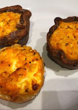 Una foto de Canastita de calabaza y choclo! Muuuy fácil