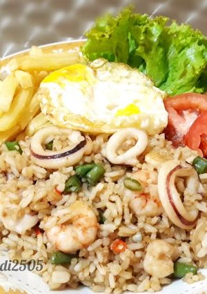 Foto resep Nasi Goreng Seafood