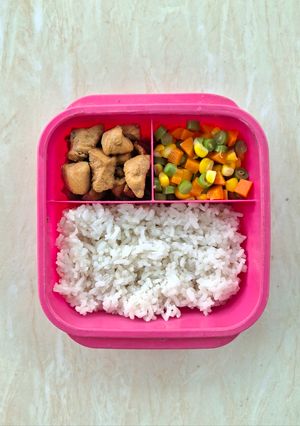 Foto resep Bekal Ayam Kecap dan Mix Vegetables