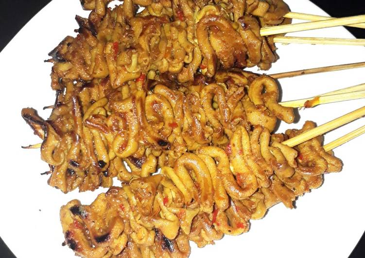 Sate usus ala angkringan