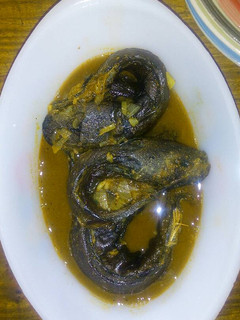 A picture of Dried fish pepper soup.