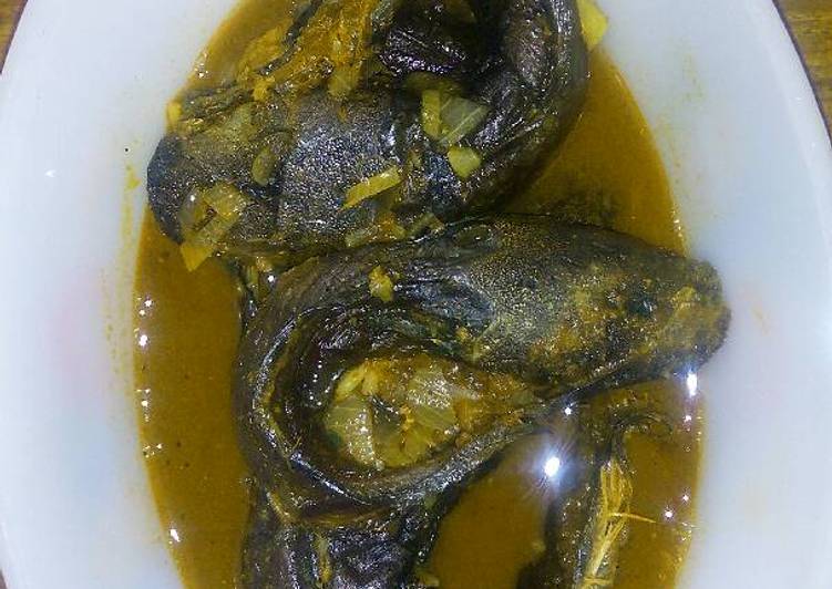Dried fish pepper soup