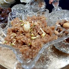 Doodh Aur Khajoor ka halwa 1st tym try kiya bht mazay ka bana 😋😋😋 A picture of Doodh Aur Khajoor ka halwa 1st tym try kiya bht mazay ka bana 😋😋😋.