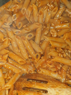 Una foto de Macarrones con carne picada