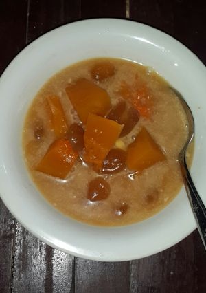 Foto resep Kolak labu kuning & kolang-kaling