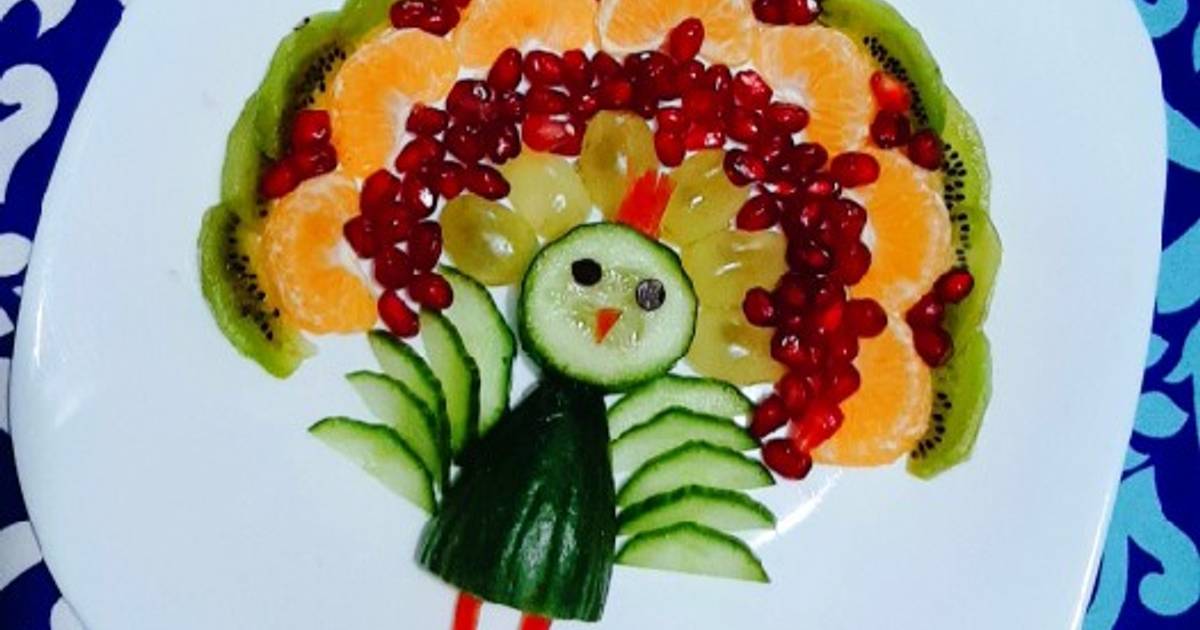 Fruit\'s & Vegetable\'s Decoration Recipe by Fatima Akram - Cookpad