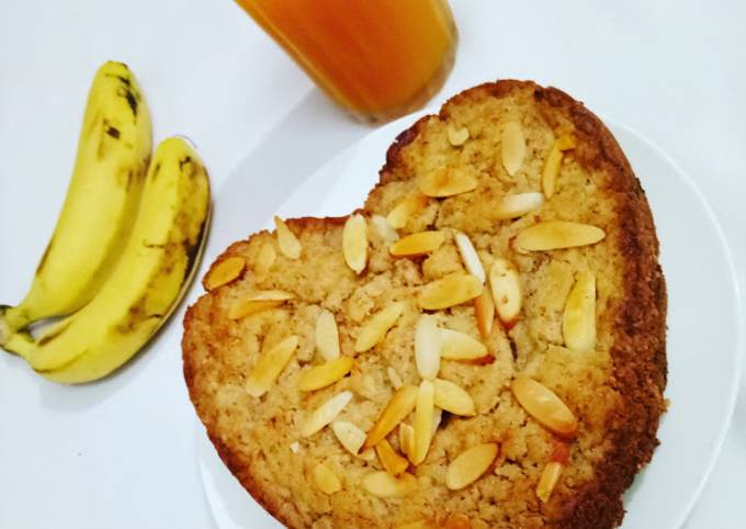 Recipe Of Favorite Eggless Whole Wheat Banana Cake Without Oven Malayalam
