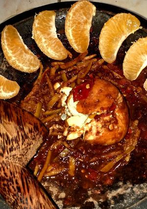 Foto resep Penyet Telur Petis Kulit Jeruk