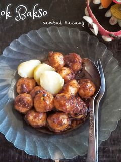 Foto resep Cilok Isi Bakso Sambel Kacang