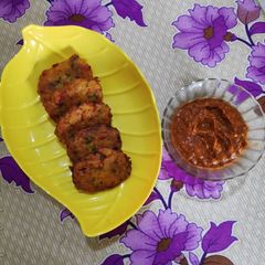 A picture of Rice cutlets.