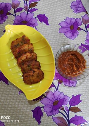 A picture of Rice cutlets.