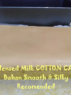 Foto resep Condensed Milk COTTON CAKE 5 Bahan Smooth & Silky Recomended