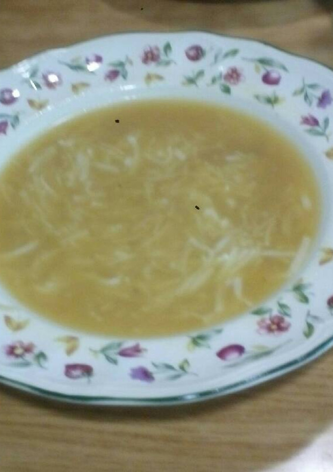 Una foto de Sopa al queso