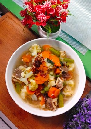 Foto resep Sup Daging Sapi Kurban
