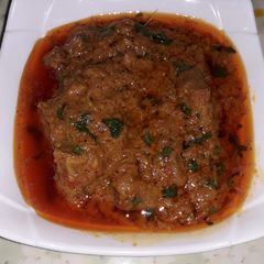 A picture of Smokey beef masala.
