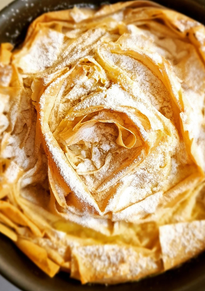 Una foto de Tarta flor