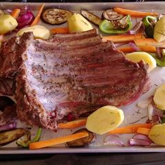 A picture of Baked goat meat with veggies #Festival contest#Mombasa.