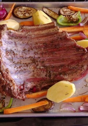 A picture of Baked goat meat with veggies #Festival contest#Mombasa.
