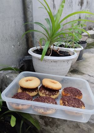 Foto resep Donat empuk tanpa kentang dan mixer