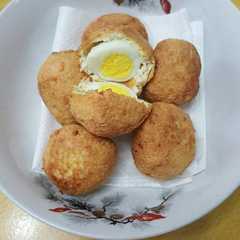 Tahu bulat isi telur রেসিপির প্রধান ছবি