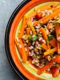 Orzo con carote e olive