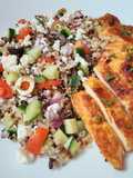 Szìnes quinoa saláta