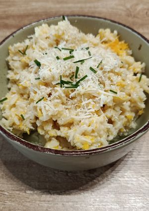 Una foto de Risotto de Calabaza