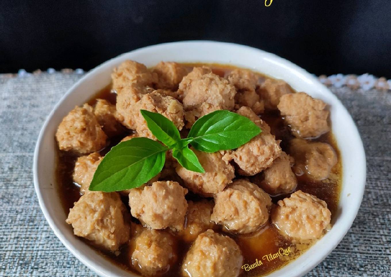 Semur Bola Bola Ayam
