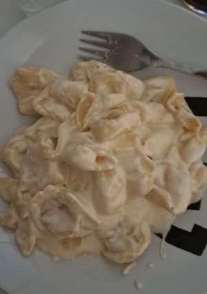 Una foto de Pasta carbonara