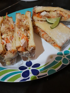 Foto resep Chicken and Coleslaw Sandwich