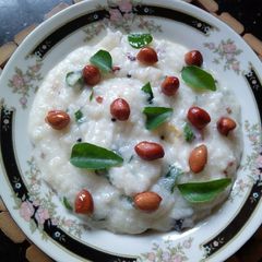 A picture of Curd Rice#creativerice.