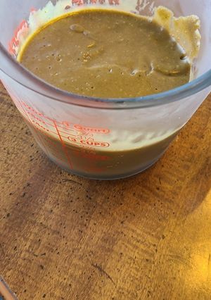 A picture of Bleu Cheese Vinaigrette Dressing.