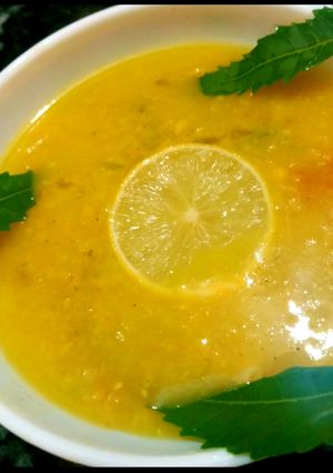 A picture of Lentil veg dalia/porridge.