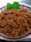 Serundeng daging sapi suir