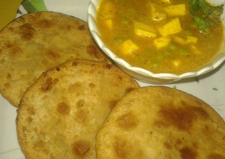 Steps to Make Homemade Matar Paneer stuffed kachori