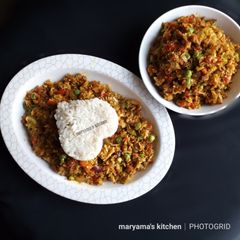Cabbage and minced meat sauce A picture of Cabbage and minced meat sauce.