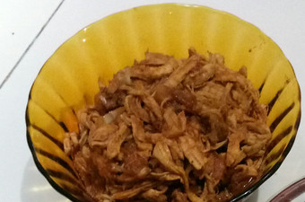 Resep Ayam suwir pedas manis, Bikin Ngiler