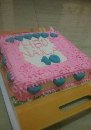 Foto resep Kue ulang tahun