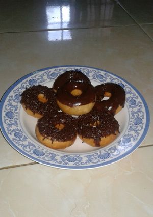 Foto resep Donat ekonomis NO TELUR😊 glaze bikinan sendiri😁