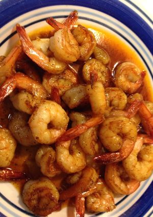 A picture of Sweet and spicy shrimp.