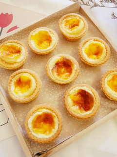 好可愛「迷你舒芙蕾起士塔」輕盈口感♡ 的食譜成品照片